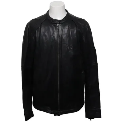 Læderjakke (Turiand Jacket) fra Samsøe & Samsøe Læder, Polyester