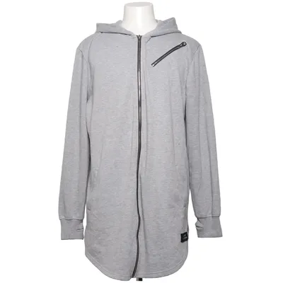 Capuchon sweater (Grijs) van Adam Vaughn Katoen, Polyester