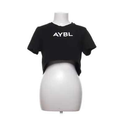 T-shirt (Svart) från AYBL Bomull, Elastan