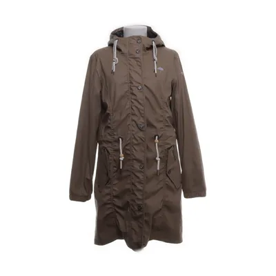 Regenjack (Beige) van Schmuddelwedda Katoen, Polyester