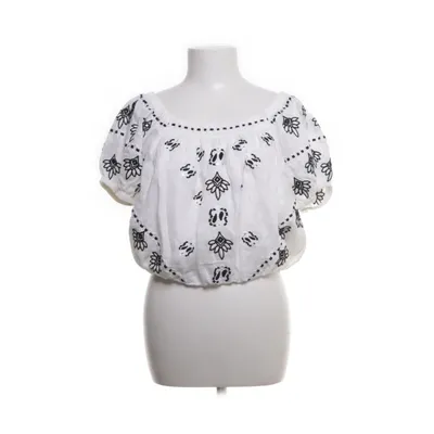 Topp (Vit, Svart) från Tory Burch Bomull, Linne, Polyester