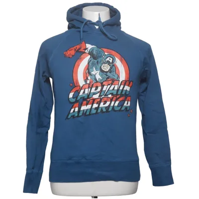 Hættetrøje (Blå) fra Logoshirt Bomuld, Polyester
