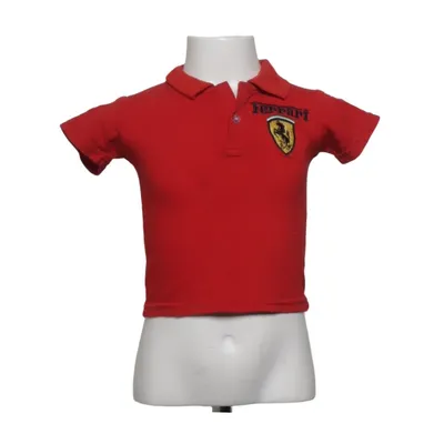 Polo (Rouge) de Ferrari Coton