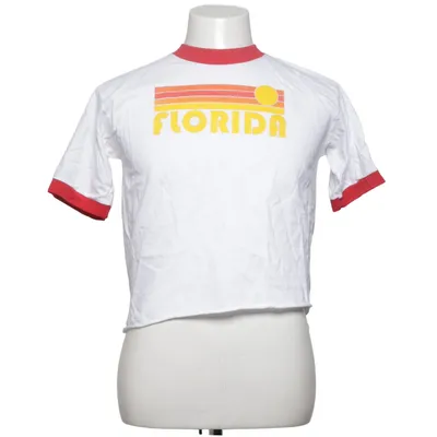 T-shirt (Vit, Röd, Orange) från Anvil Bomull