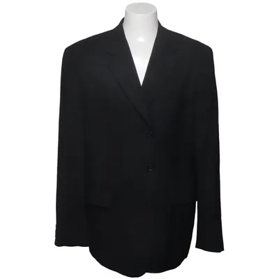 Blazer (Zwart) van Emilio Cloud Elastaan, Viscose, Wol