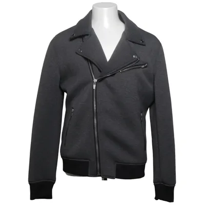 Bikerjacka (Grå, Svart) från Zara Man Elastan, Polyester