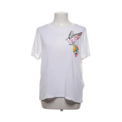 T-shirt (Vit, Flerfärgad) från ONLY Polyester, Viskos