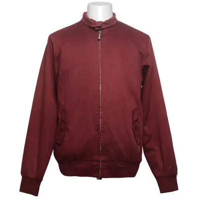Blouson (Rouge) de Harrington Coton, Polyester, Viscose