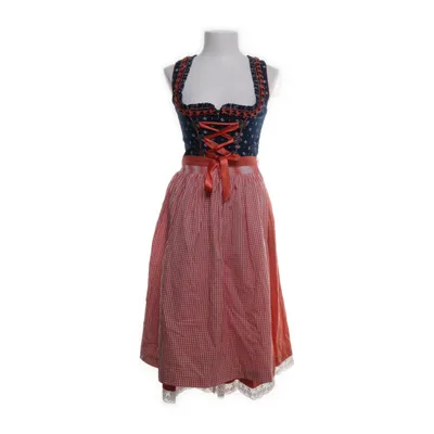 Dirndl (Orange, White, Blue) from Edel Heiss Cotton
