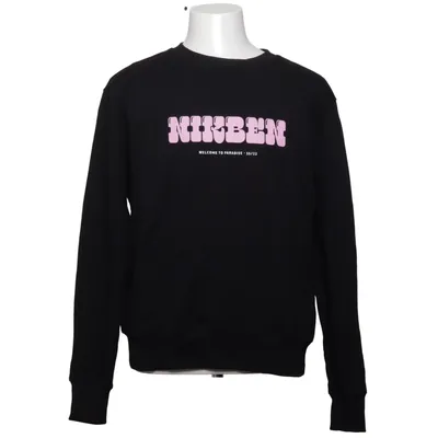 Sweatshirt (Zwart, Roze) van Nikben Organisch katoen