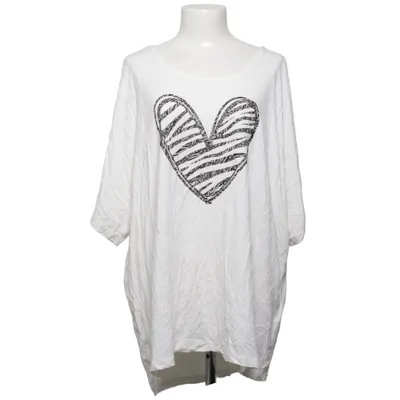 T-shirt (White, Black) from Ciso Elastane, Viscose
