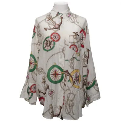 Blouse (Blanc, Multicolore) de GANT Coton, Soie