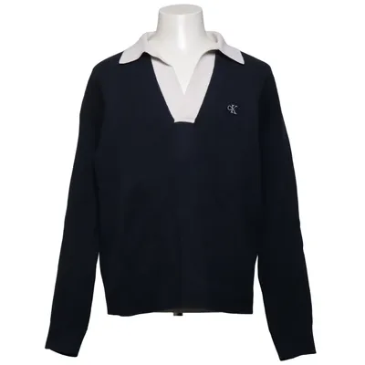 Pull-over (Bleu, Blanc) de Calvin Klein Jeans Coton