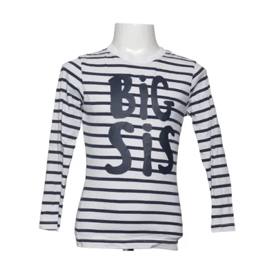 Langærmet t-shirt (Hvid, Blå, Sort) fra H&M Kids Bomuld