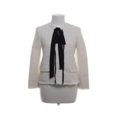 Blazer (Wit, Meerkleurig) van Zara Woman Elastaan, Polyester