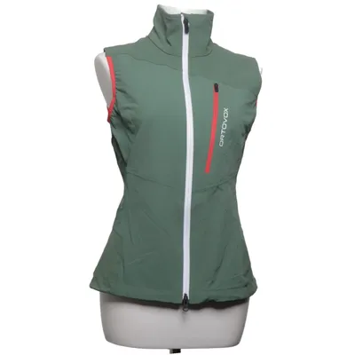 Gilet d'extérieur (Vert) de Ortovox Élasthane, Laine de mouton, Polyamide