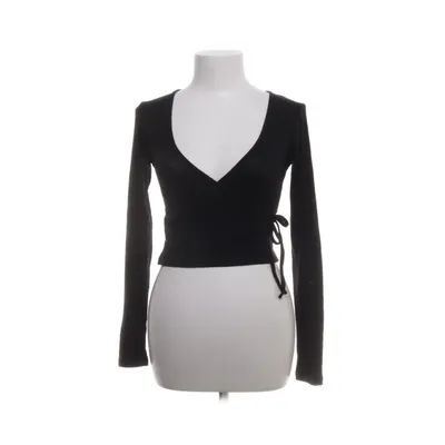 Wrap top (Black) from FB Sister Cotton, Elastane, Modal