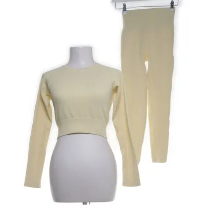 Trainingsset (Geel) van SOC Elastaan, Polyamide