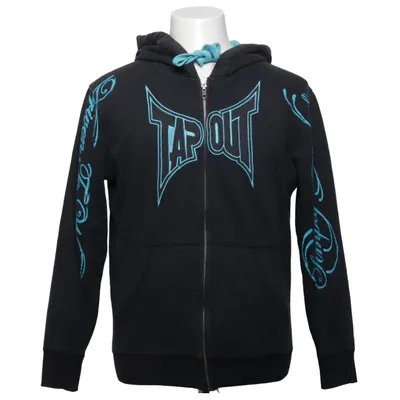 Hoodie (Black, Blue) from Tapout Cotton