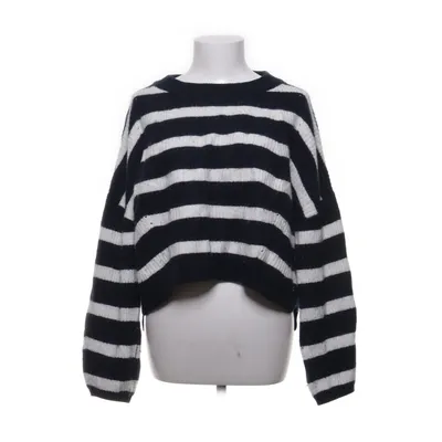 Sweater (Blue, White) from Basler Alpaca wool, Polyamide, Viscose