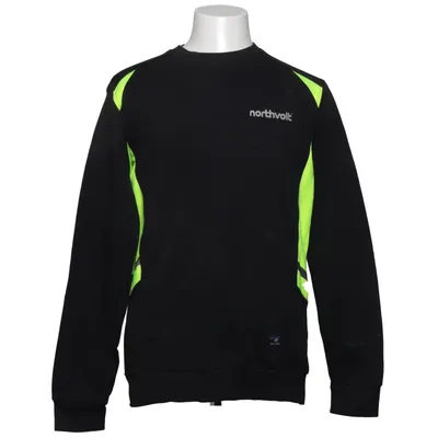 Sweatshirt (Zwart, Geel) van Björnkläder Katoen, Polyester