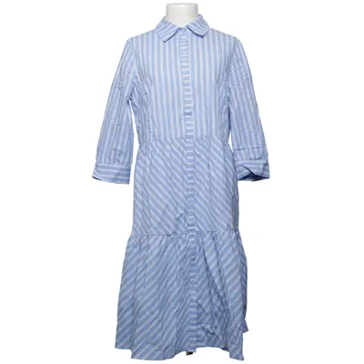 Blousejurk (Blauw, Wit) van Minus Katoen