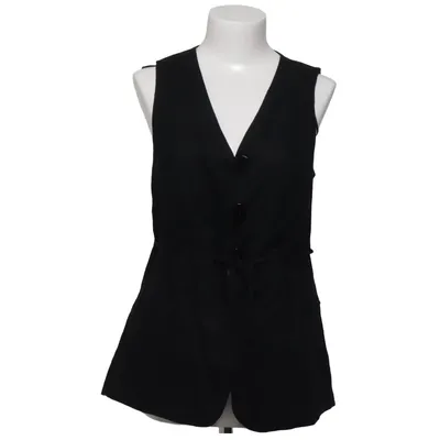 Jakkesætsvest (Sort) fra Anko Bomuld, Linned, Polyester, Viscose