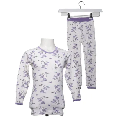 Long Johns (Beige, Purple) from Joha Cotton, Polyamide, Wool