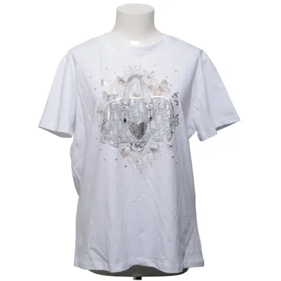T-shirt (Wit) van Bluoltre Katoen, Elastaan