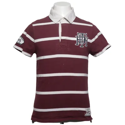 Polo (Rouge, Blanc) de Tommy Hilfiger Coton