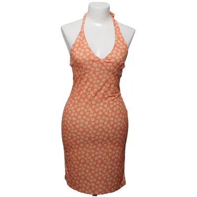 Halternek jurk (Oranje, Geel) van NA-KD Elastaan, Polyester