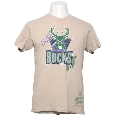 T-shirt (Beige, Multicolore) de Mitchell & Ness Coton