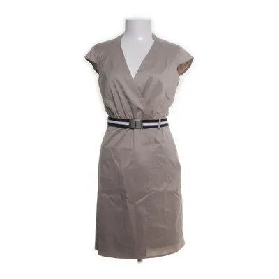 Slå-om-kjole (Beige) fra ESPRIT Collection Bomuld, Polyester