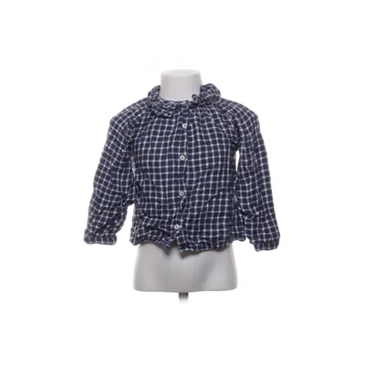 Bluse (Blå, Hvid) fra Zara Bomuld, Viscose