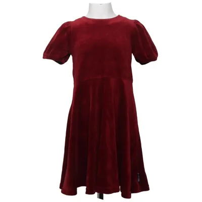 Kleid (Rot) von Polarn O. Pyret Bio-Baumwolle, Recyceltes Polyester