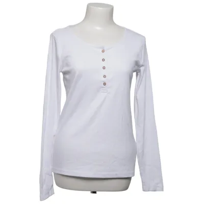 Henley shirt (White) from Janina Cotton, Elastane, Polyester