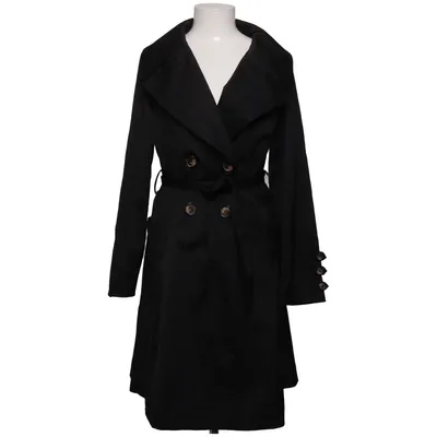 Trenchcoat (Schwarz) von Taranko Baumwolle, Elasthan, Polyester
