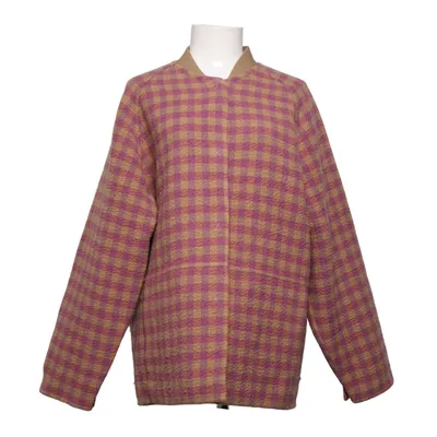 Jacket (Purple, Beige) from Wunderkind Elastane, Wool
