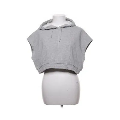 Kortärmad huvtröja (Grå) från H&M Sport Bomull, Viskos