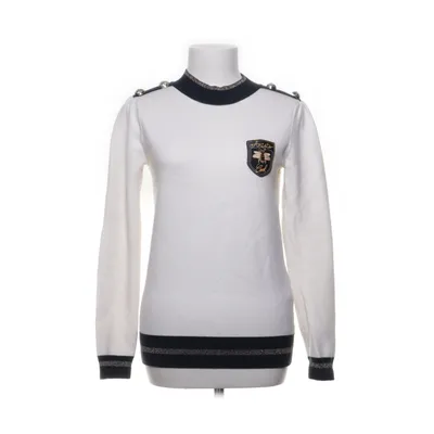 Sweater (White, Black, Gold) from Morgan de Toi Acrylic, Polyamide, Wool
