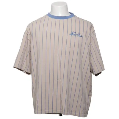 T-shirt (Beige, Bleu) de New Era Coton