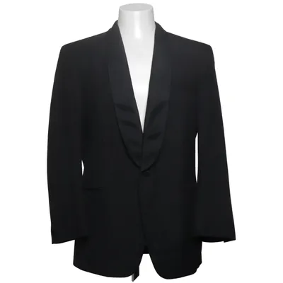 Smokingkavaj (Svart) från Falbe Polyester, Ull