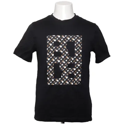 T-shirt (Zwart) van Boss Katoen