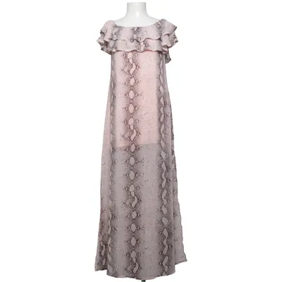 Långklänning (Rosa, Brun) från Plain Vanilla Elastan, Polyester, Viskos