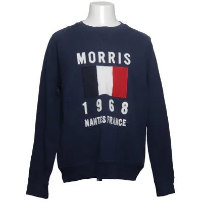 Collegetröja (Blå) från Morris Bomull, Polyester