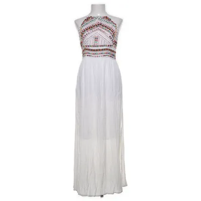 Robe longue (Blanc, Multicolore) de Glamorous Coton, Viscose