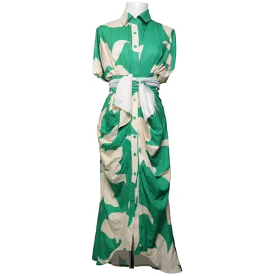 Robe chemise (Vert, Beige) de X&Z Polyester
