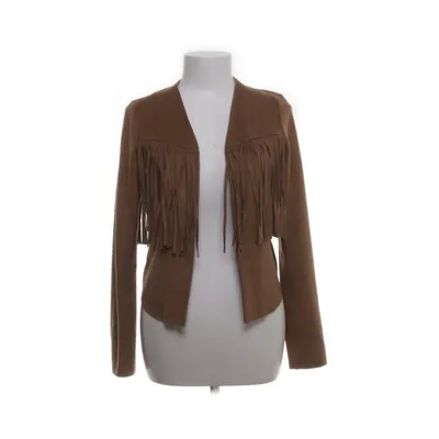 Cardigan (Suede look fringe jacket) fra Tom Tailor Denim Imiteret ruskind