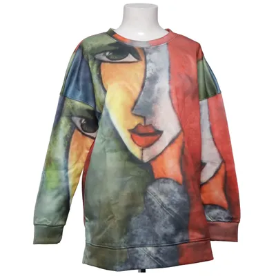 Sweatshirt (Meerkleurig) van Misslook Katoen
