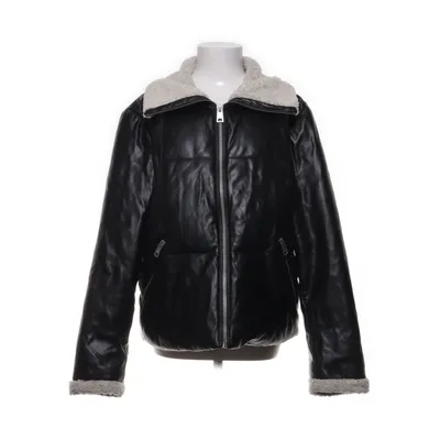 Shearlingjakke (Sort, Hvid) fra Levi Strauss & Co Polyester, Polyurethan